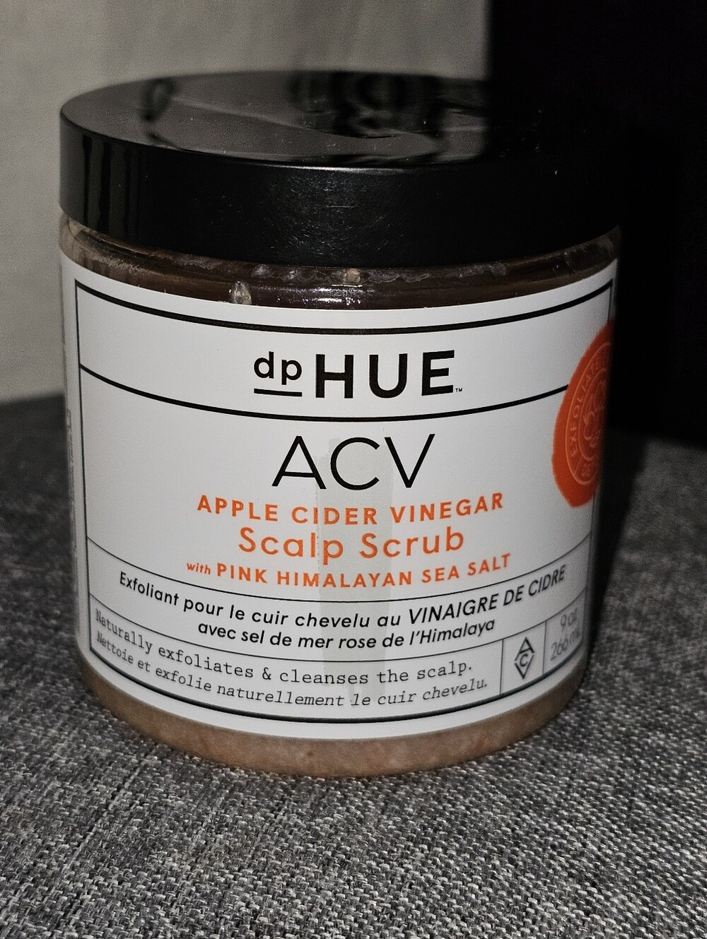 dpHUE ACV Apple Cider Vinegar Scalp Scrub With Pink Himalayan Sea Salt
